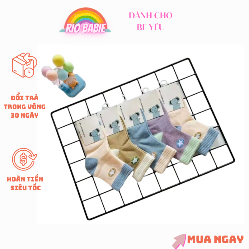 Tất chân cho bé trai, bé gái từ 1-3 tuổi