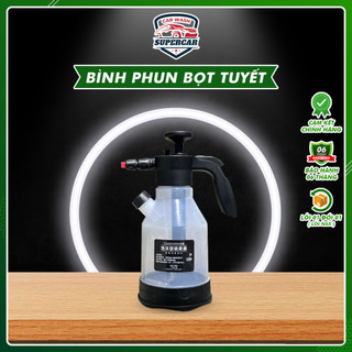 Bình xịt tạo bọt tuyết rửa xe ô tô, xe máy dung tích 2L có cốc đo định lượng