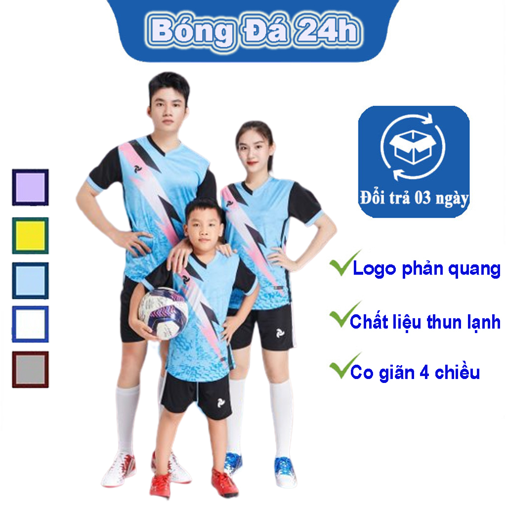 Quần Áo Bóng Đá Striker Cao Cấp ,Bộ Đồ Thể Thao Chất Vải Mềm Mịn Co Giãn 4 Chiều ,Thấm Hút Siêu Nhanh