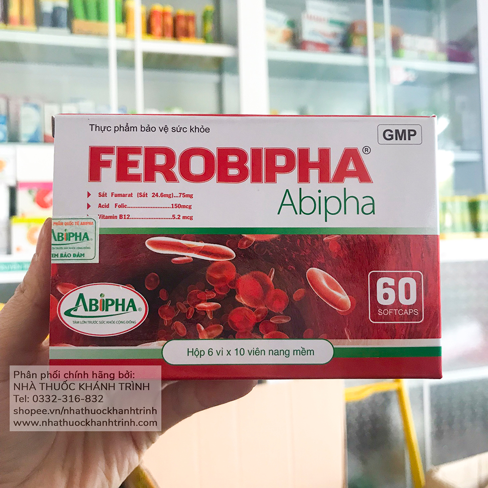Viên bổ máu FEROBIPHA  Abipha
