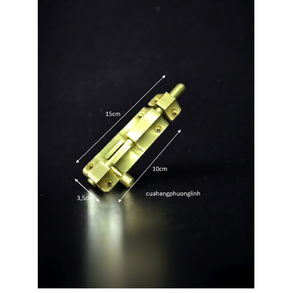 Chốt cửa gỗ bằng đồng thau dài 10cm-15cm-20cm-30cm - thang