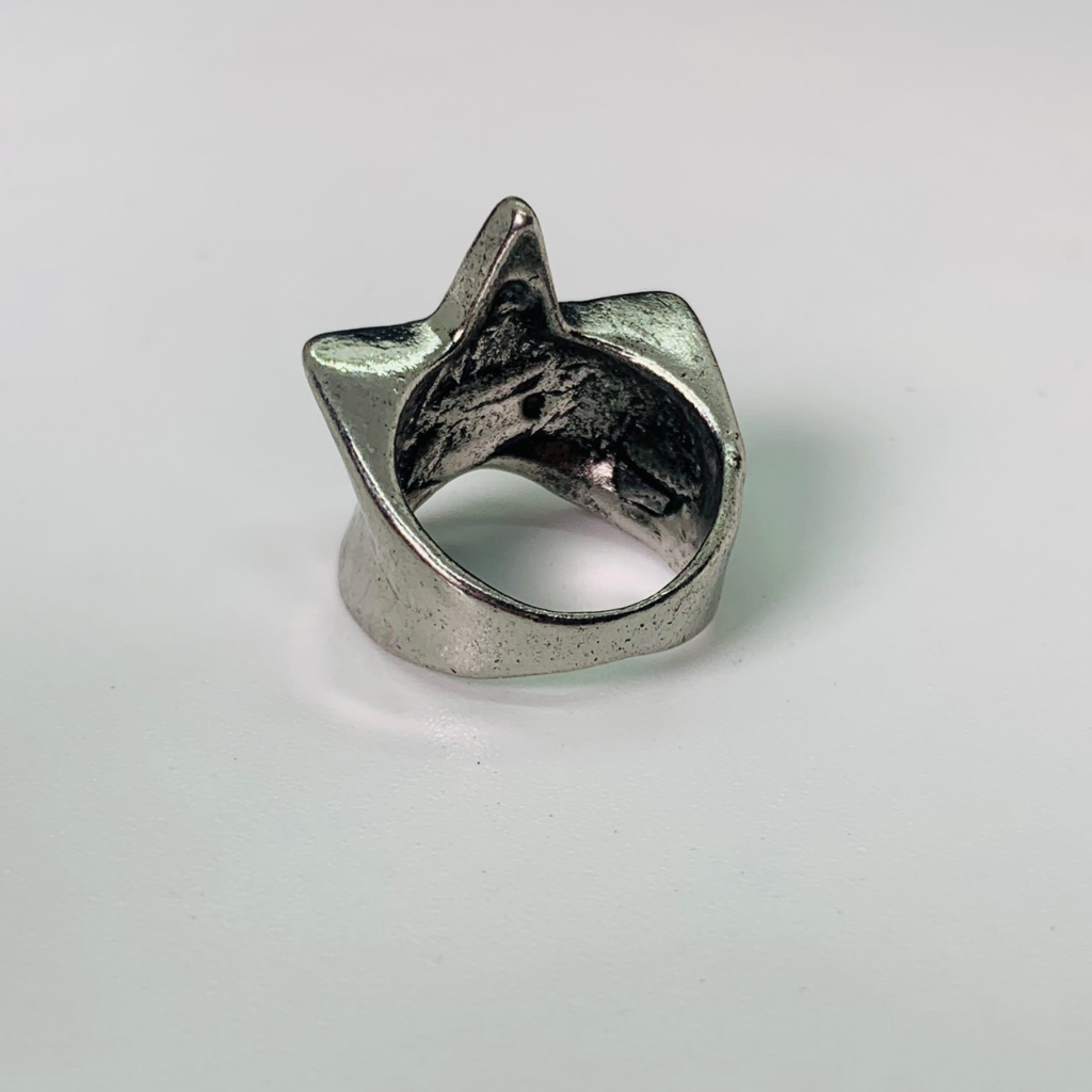 Nhẫn unisex  Chrome Heart ngôi sao lớn hợp kim cao cấp.