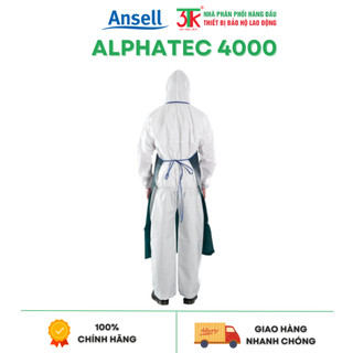 [CHÍNH HÃNG] Tạp dề chống hóa chất Ansell ALPHATEC 4000
