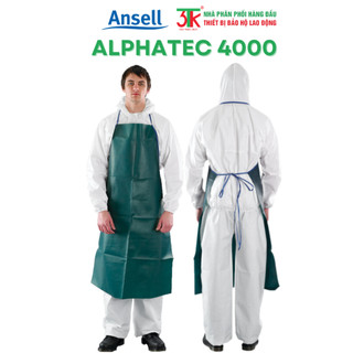Tạp dề chống hóa chất ansell alphatec 4000