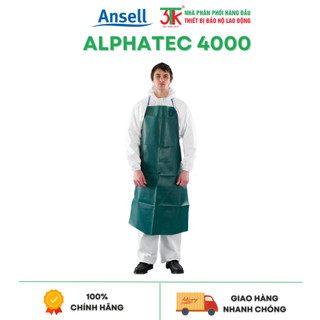 [CHÍNH HÃNG] Tạp dề chống hóa chất Ansell ALPHATEC 4000