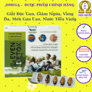 Bổ gan even detox - giúp thanh nhiệt, giải độc, hết mẩn ngứa, mụn nhọt
