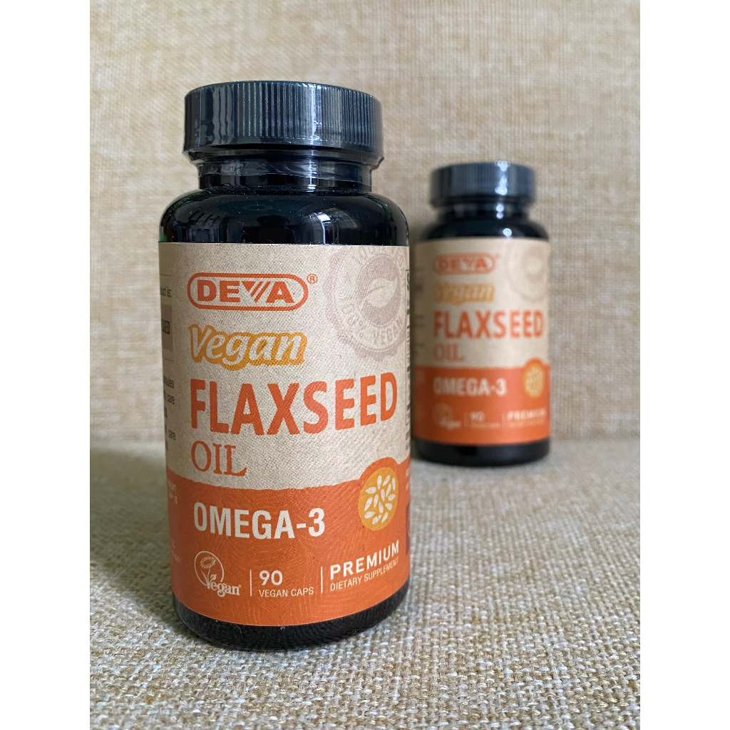 VEGAN - Viên uống flax oil - bổ sung Dầu Hạt Lanh 0mega3 Thuần Chay