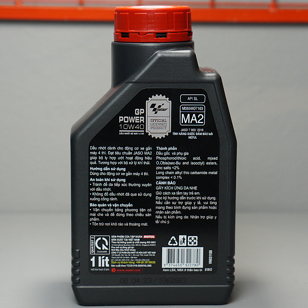 Dầu Nhớt Xe Máy MOTUL GP POWER 4T 10W40