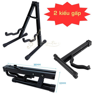 Giá để đàn guitar chữ A có thể gấp gọn Chất Liệu Thép Có Mút Cao Su Đỡ Đàn Tiện Lợi