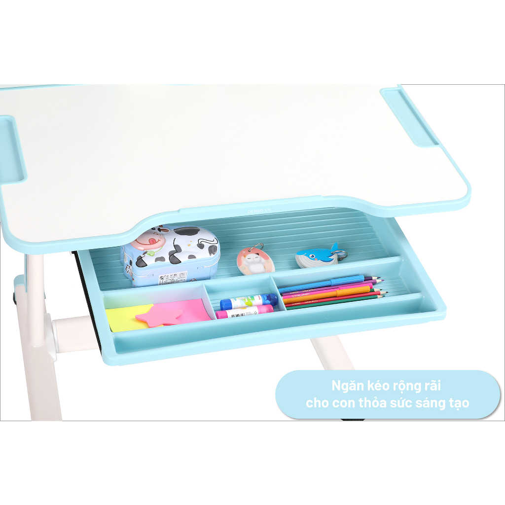 Bộ Bàn Học Thông Minh Chống Gù Chống Cận DERGO iSmart D8S-Pro