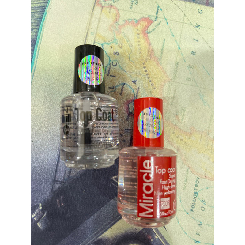 Sơn bóng mau khô Top Coat/ Miracle 15ml