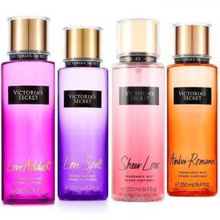 Nước hoa xịt thơm toàn thân Victoria's Secret Fragrance Mist 250ml-Sheer Love/Amber Romance/Love Spell/Love Addict (Mỹ)