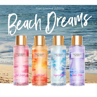 Nước Hoa Xịt Thơm Toàn Thân Victoria's Secret Fragrance Mist 250ml-Beach Bloom/Pink Sunset (Mỹ)