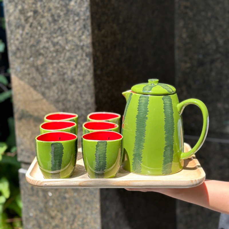 Bộ bình trà dưa hấu