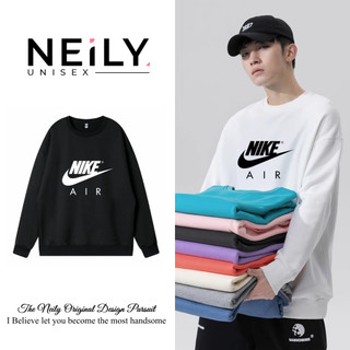 Áo sweater nam nữ NEILY NIKE AIR basic form rộng áo nỉ unisex nỉ dài tay form rộng oversize