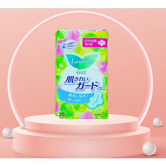 Băng vệ sinh Laurier Nhật Bản siêu thấm hút đến 200 lần kiểm soát mùi cho cảm giác thoáng nhẹ tựa như không thoải mái