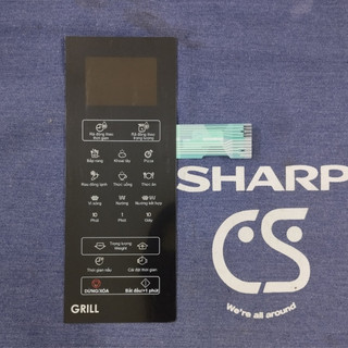 Phụ kiện sharp r-g372vn phím nhấn bấm lò vi sóng sharp chính hãng mới 100%