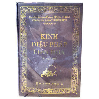 Sách - kinh diệu pháp liên hoa trọn bộ - bìa cứng
