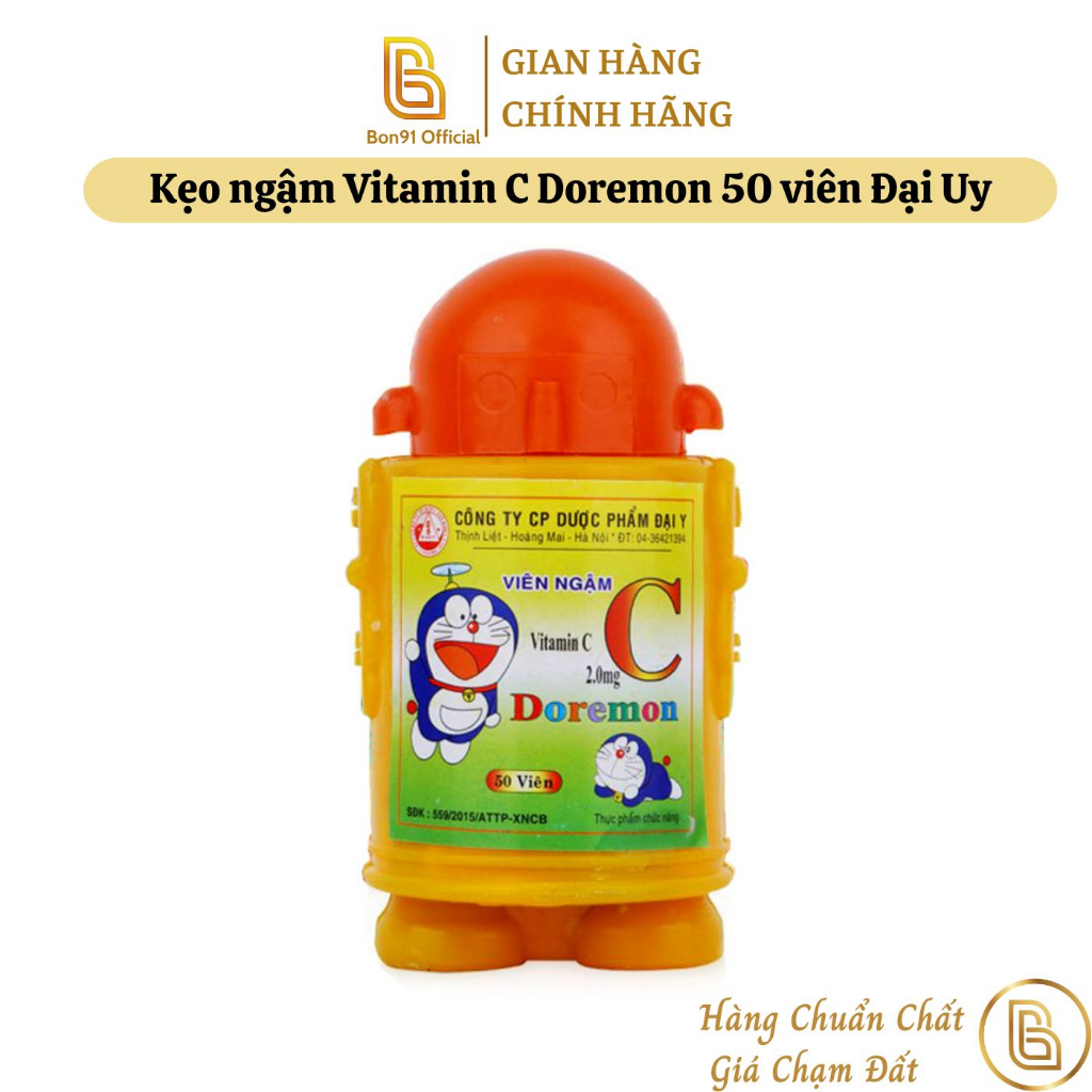 Kẹo ngậm Vitamin C Doremon 50 viên Đại Y