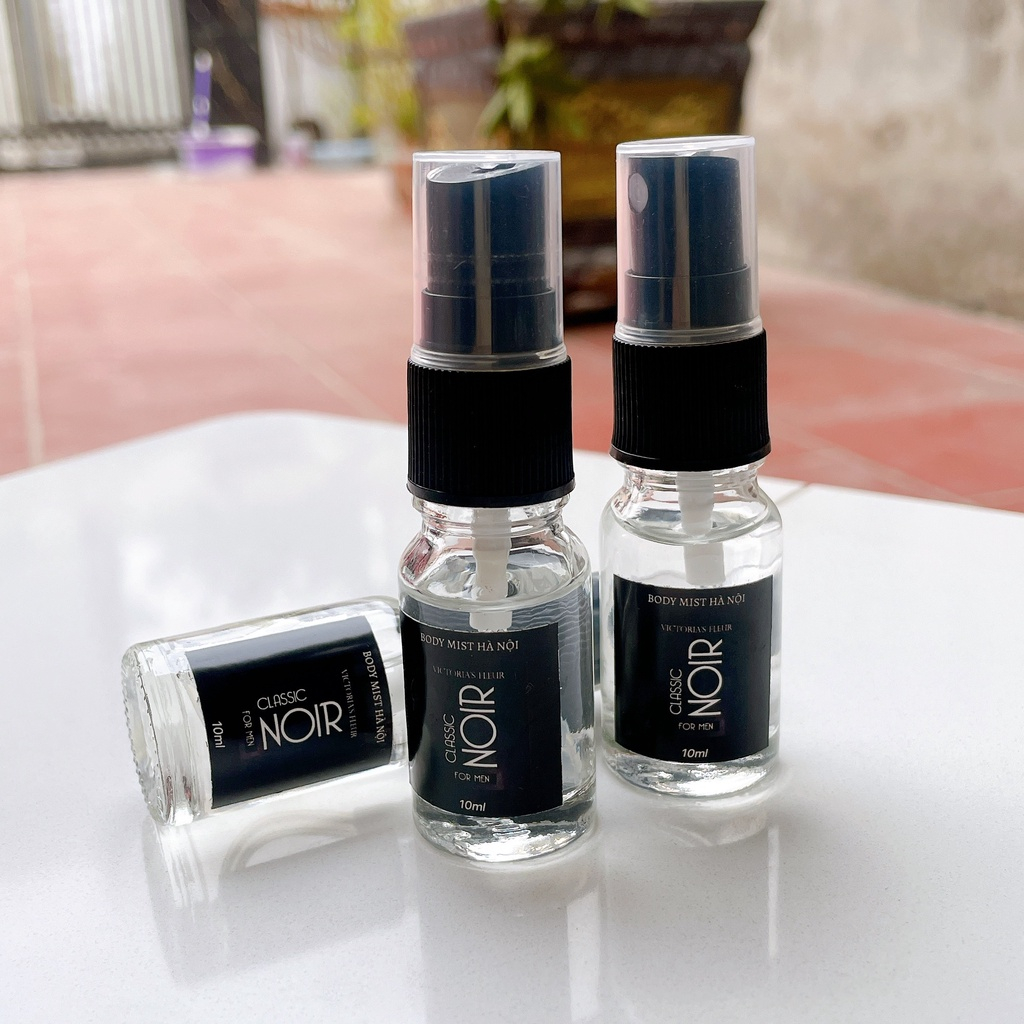 Xịt body mist Victoria secret, xịt thơm Noir classic cho nam 10ml - 30ml chính hãng | Body mist hà nội