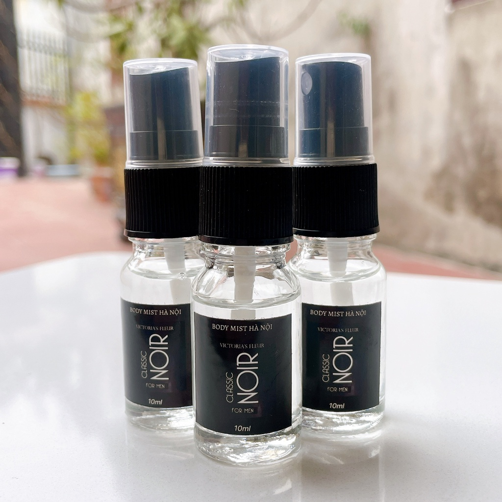 Xịt body mist Victoria secret, xịt thơm Noir classic cho nam 10ml - 30ml chính hãng | Body mist hà nội