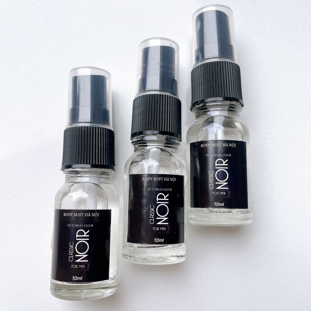 Xịt body mist Victoria secret, xịt thơm Noir classic cho nam 10ml - 30ml chính hãng | Body mist hà nội