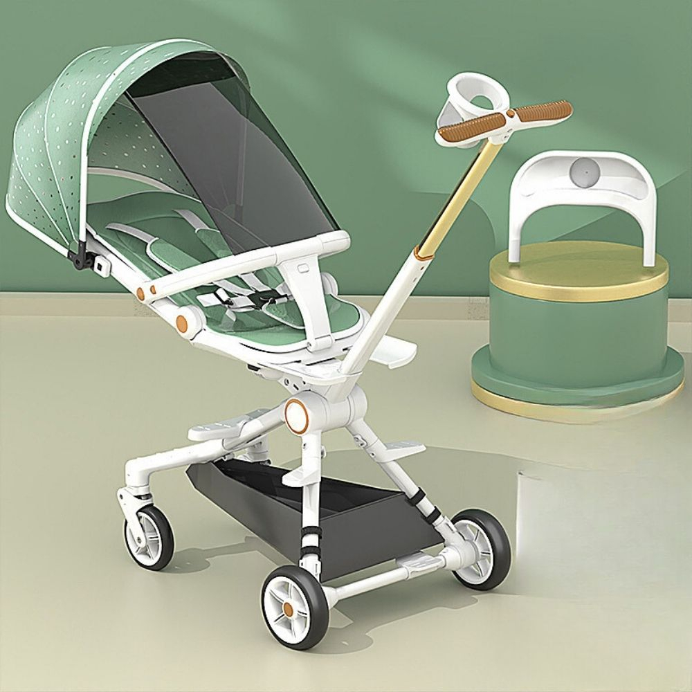 Xe đẩy cho bé, xe đẩy gấp gọn đảo chiều khung chắc chắn - NTX88