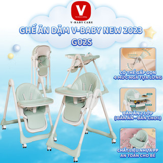 Ghế ăn dặm V-Baby New 2024 G02S - Bản nâng cấp