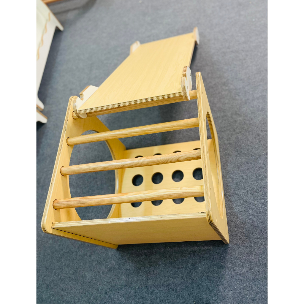 Khối lập phương leo núi, đồ chơi vận động montessori