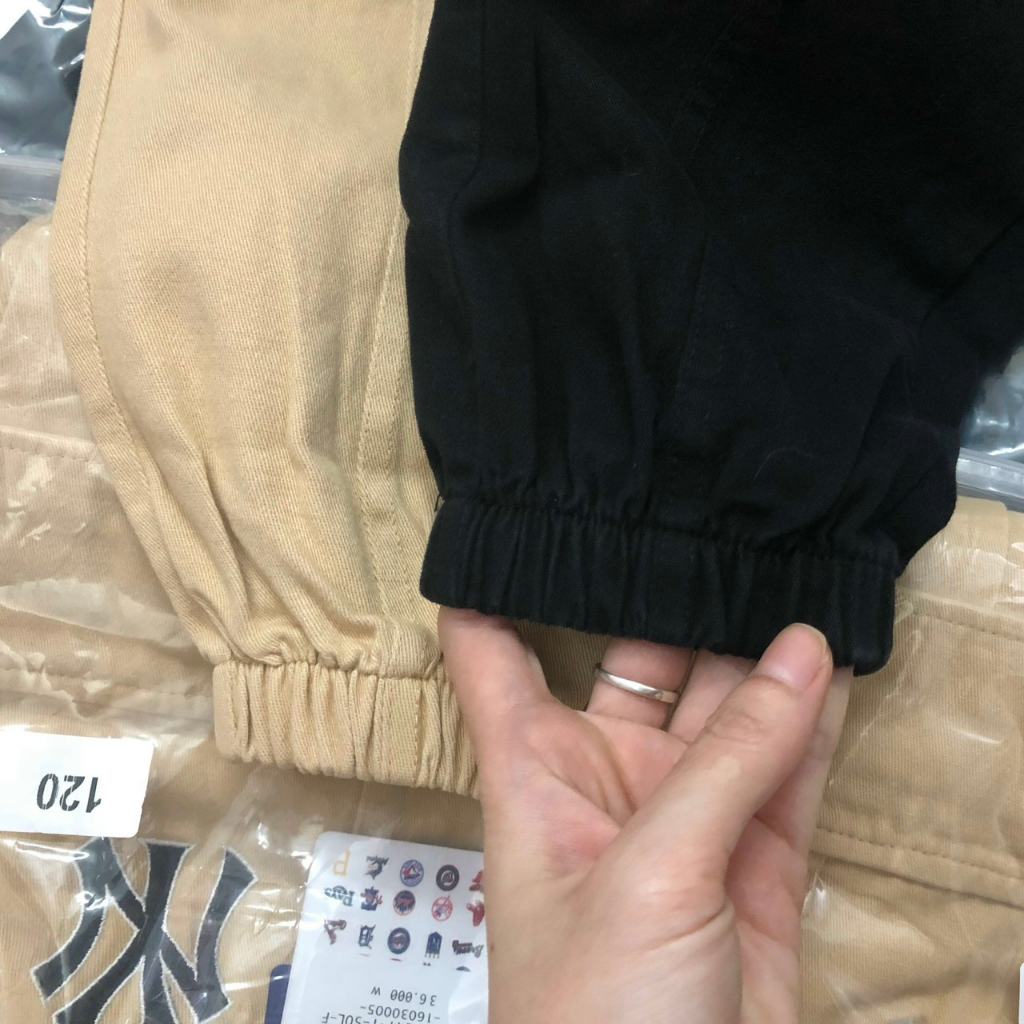 Quần dài kaki joger túi hộp MLB cho bé trai size đại siêu đẹp