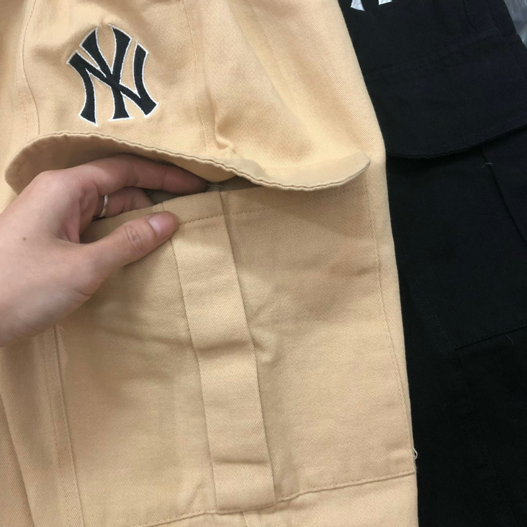 Quần dài kaki joger túi hộp MLB cho bé trai size đại siêu đẹp