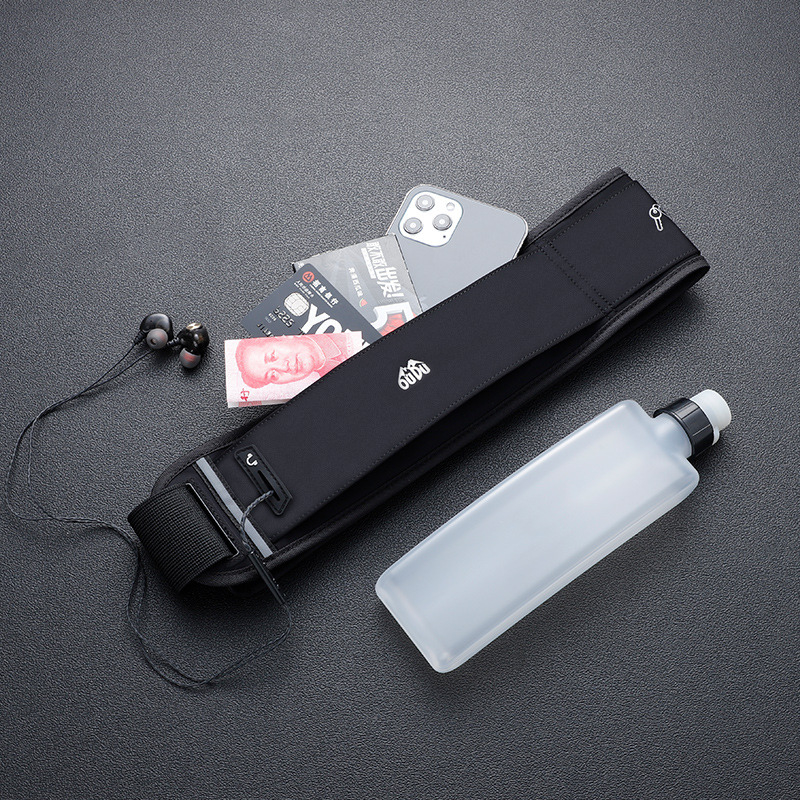 Đai đeo hông chạy bộ, túi đựng điện thoại thể thao OUDU tặng kèm bình đựng nước thể thao 330ml