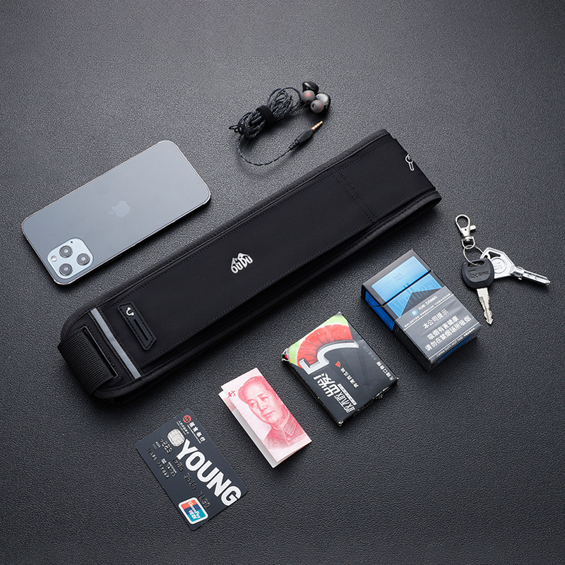 Đai đeo hông chạy bộ, túi đựng điện thoại thể thao OUDU tặng kèm bình đựng nước thể thao 330ml