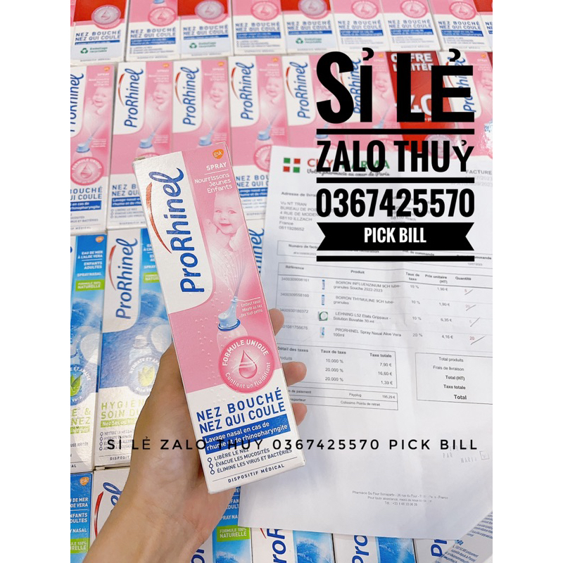 Xịt mũi Prorhinel 100ml của Pháp