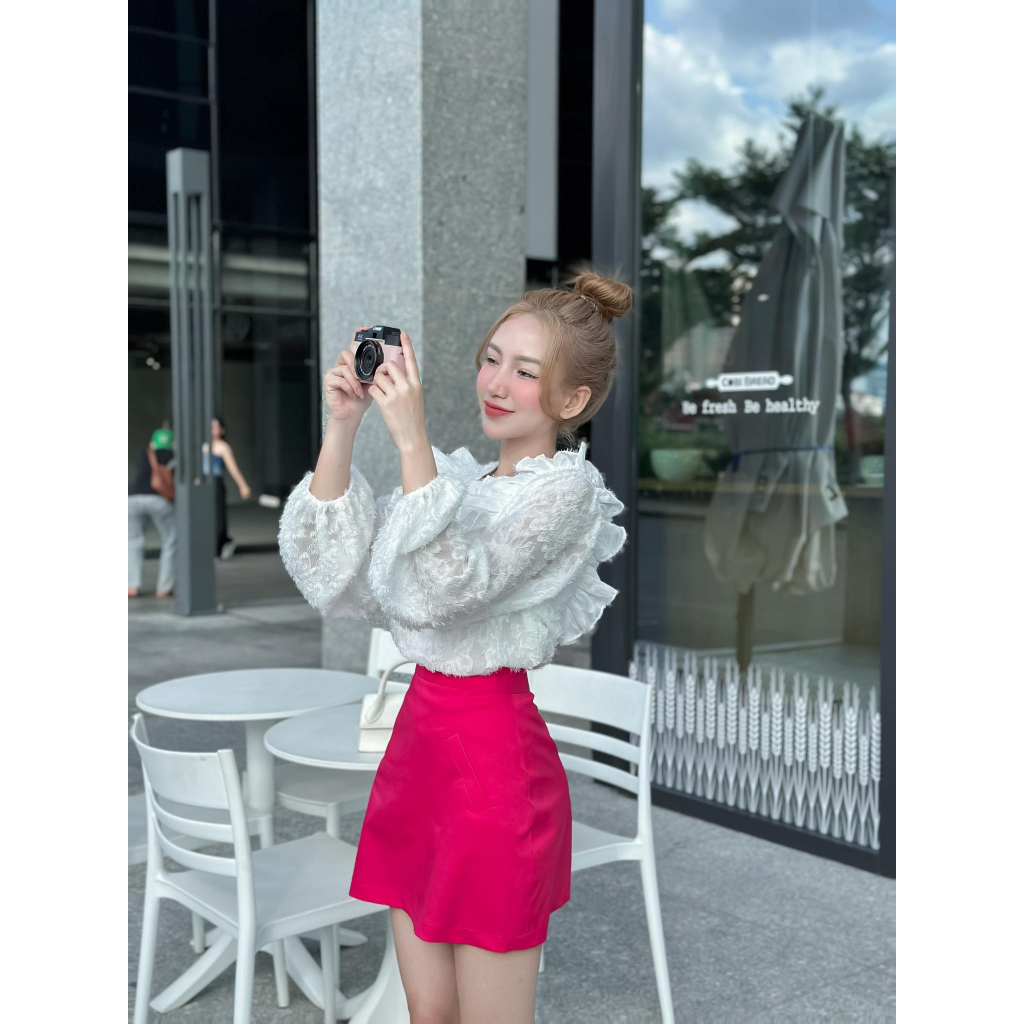 Áo bèo tay dài "Kaysha Top " EllyClothing
