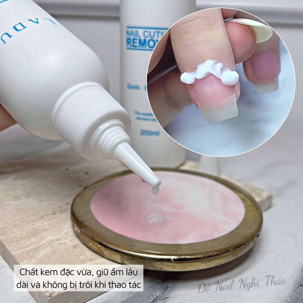 Kem làm mềm da nail Ladura NGHI THẢO