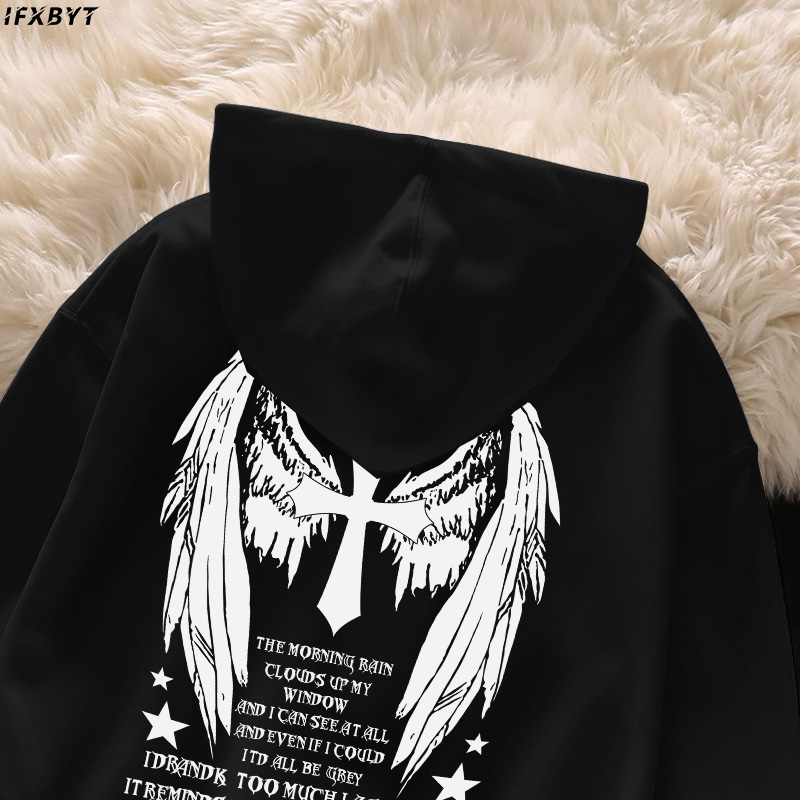 Áo Hoodie Cotton IFXBYT  tay dài thời trang in hình boy phố unisex 100% cotton-Y0280
