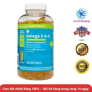 Viên uống Omega 3-6-9 Của Mỹ 325 viên.