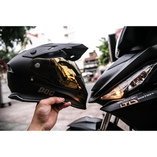 Kính nón fullface poc power / retro chính hãng