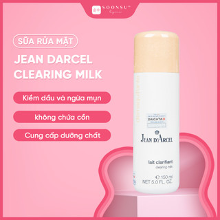 Sữa rửa mặt cho da dầu và mụn jean darcel clearing milk