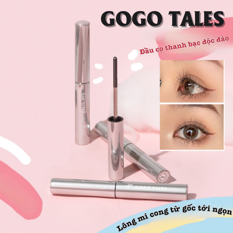 Mascara Gogotales Vỏ Bạc Sunny Feather Curl Dễ Chuốt Lâu Trôi Chống Thấm Nước Làm cong mi tơi không vón (GT347)