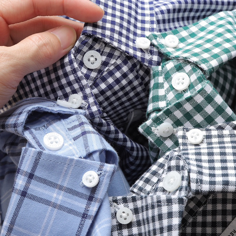 SƠ MI NGẮN TAY CARO NHÍ LACOSTE