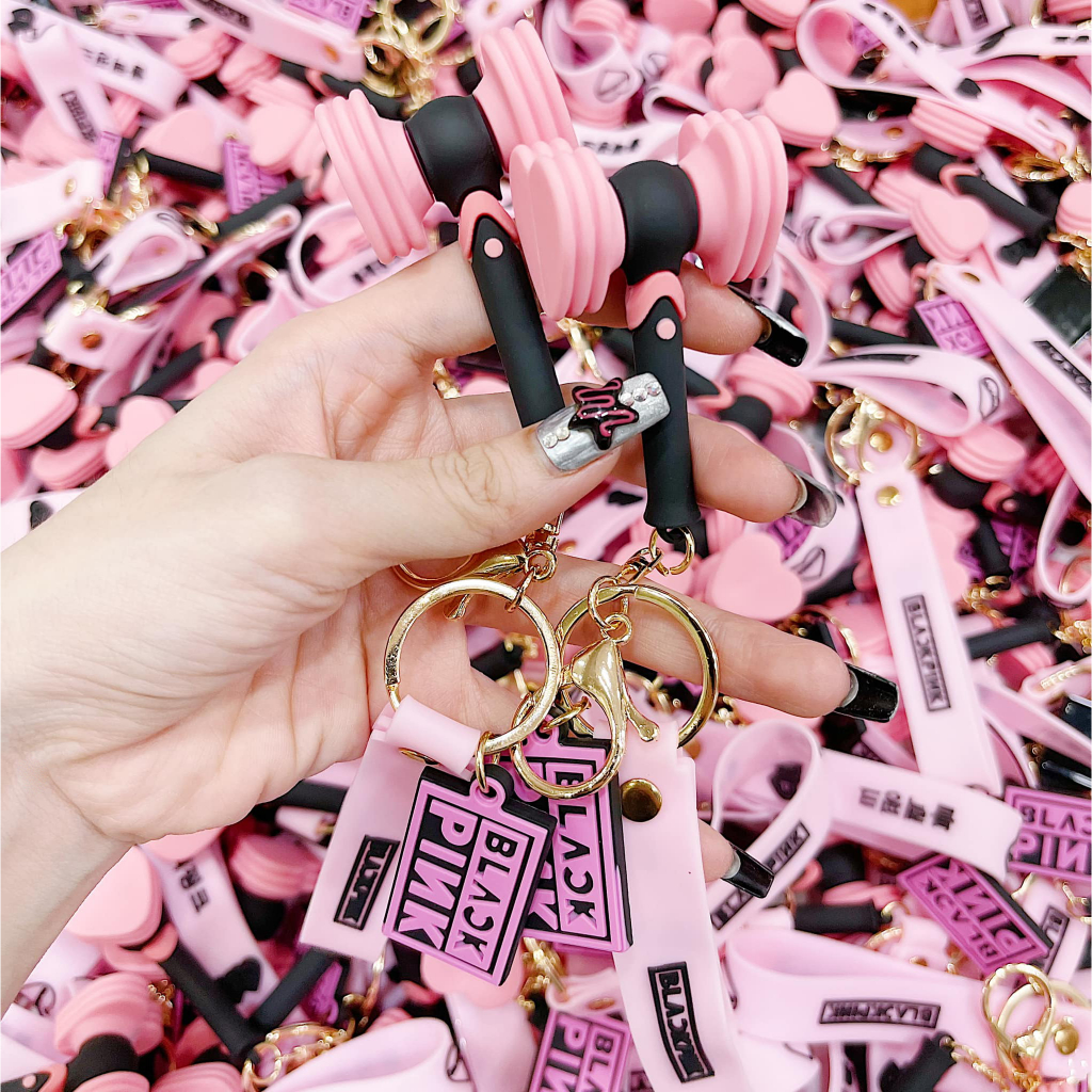 Móc khóa lightstick búa nhóm nhạc Blackpink xinh xắn