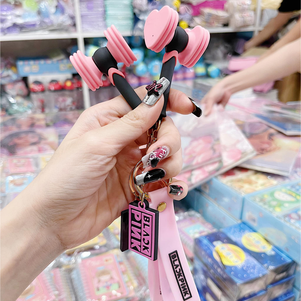 Móc khóa lightstick búa nhóm nhạc Blackpink xinh xắn