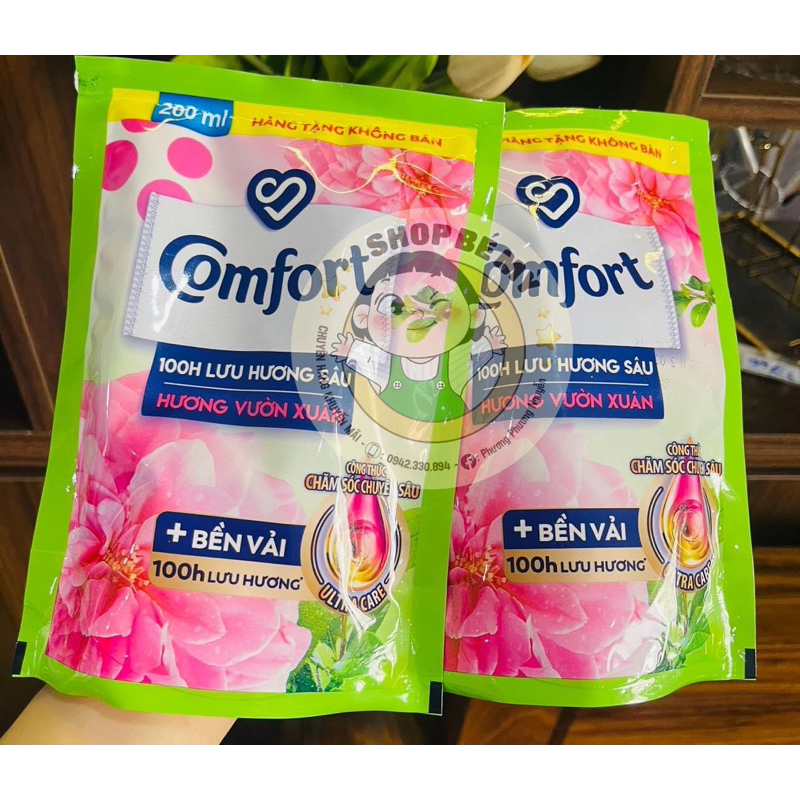 Nước Xả Vải Comfort - chống nhăn , cho da nhạy cảm, Hương nước hoa Đậm Đặc 120ml