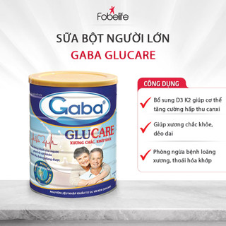 Sữa Bột Tiểu Đường Gaba GluCare Fobe Bổ Sung Vitamin Bồi Bổ Sức Khoẻ, Thơm, Có Vị Ngọt Nhẹ