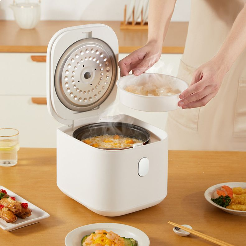 Binnis Nồi Cơm Điện gia đình nhỏ 2.5L đa chức năng 400W Nấu Cơm Hầm Cháo Hấp