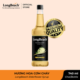 Siro Hoa Cơm Cháy - LongBeach Elderflower Flavoured Syrup 740ml