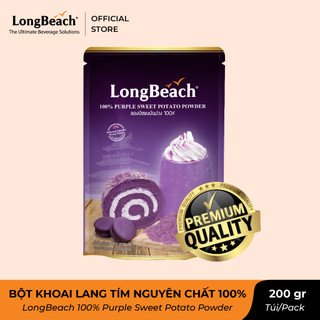 Bột khoai lang tím nguyên chất 100% - longbeach 100% purple sweet potato powder 200 g