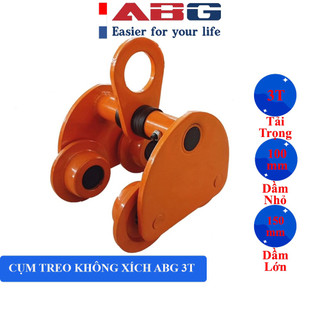 Rùa kéo tay abg cụm móc treo palang không xích 3t tấn giúp treo palang, tời chuyên dụng